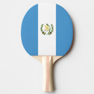 Raquette De Ping Pong Guatemala flag
