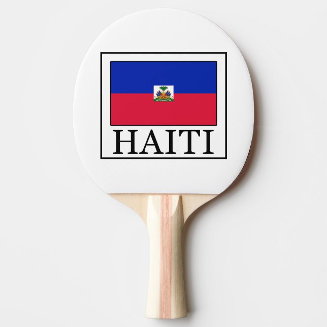 Raquette De Ping Pong Haïti (Devant)