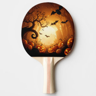 Raquette De Ping Pong Halloween/chauve-souris/Citrouille/automne