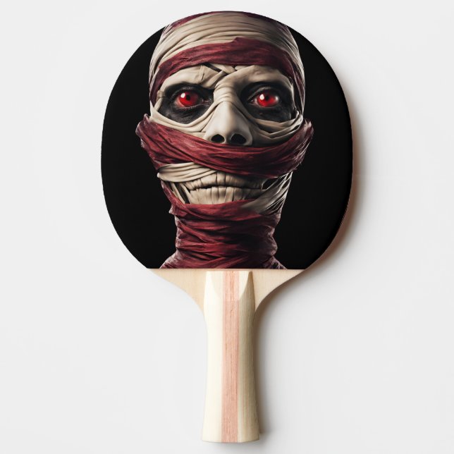 Raquette De Ping Pong Halloween effrayant maman démon (Devant)