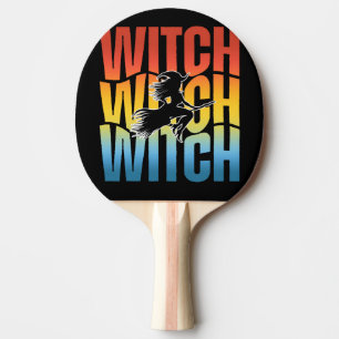 RAQUETTE DE PING PONG HALLOWEEN WITCH