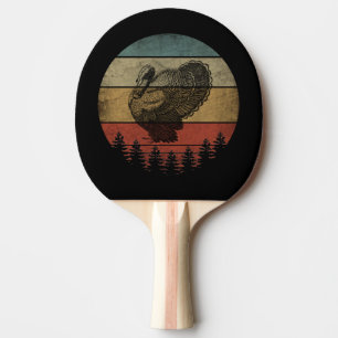 RAQUETTE DE PING PONG HAPPY THANKSGIVING TURKEY