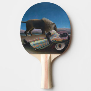 Raquette De Ping Pong Henri Rousseau - La Bohémienne endormie