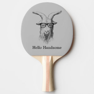 Raquette De Ping Pong Hipster goat