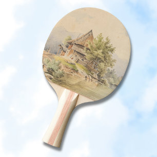 Raquette De Ping Pong Holzhütte am See - Carl Lafite