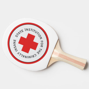 Raquette De Ping Pong Hôpital D'État Pour Les Densés Criminels
