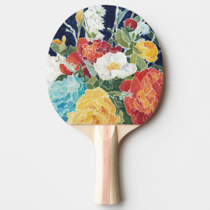Raquette De Ping Pong I floral de minuit