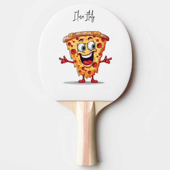 Raquette De Ping Pong I love Italy (Devant)