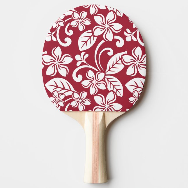 RAQUETTE DE PING PONG ÎLE PLUMERIA (ROUGE CARDINAL) (Devant)