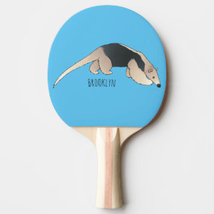 Raquette De Ping Pong Illustration de Tamandua