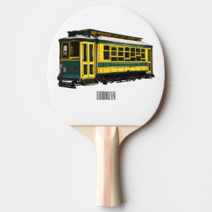 Raquette De Ping Pong Illustration du chariot Mata