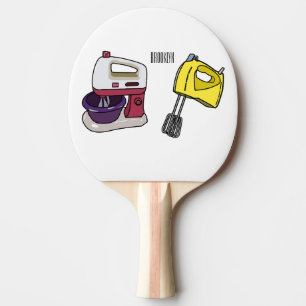 Raquette De Ping Pong Illustration du mixer