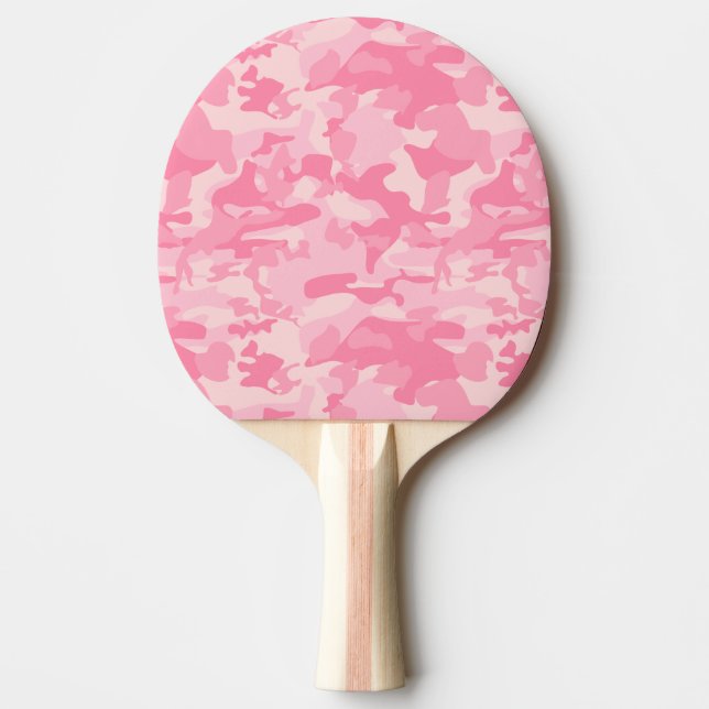 Raquette De Ping Pong Impression Camo rose fille (Devant)
