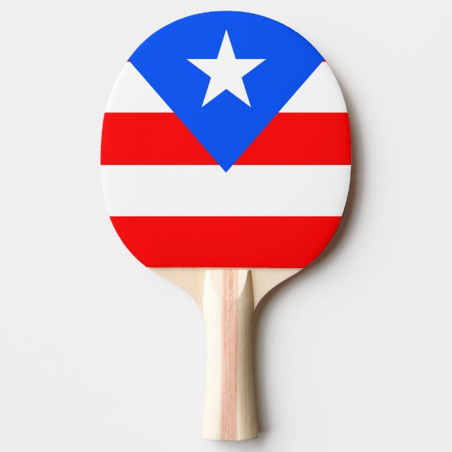 Raquette De Ping Pong Indicateur Porto Rico (Devant)
