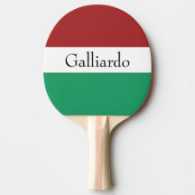 Italian Flag Colors Surname Name Custom 