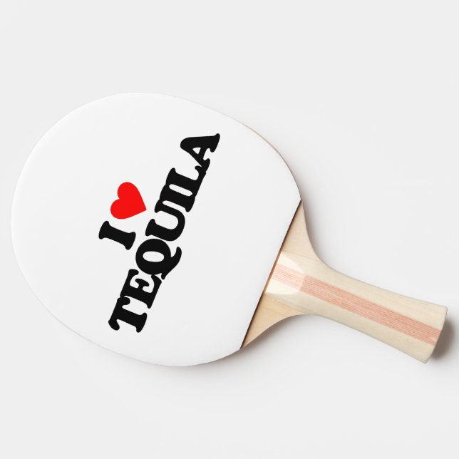 RAQUETTE DE PING PONG J'AIME LA TEQUILA (Côté)