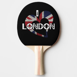 RAQUETTE DE PING PONG J'AIME LONDRES