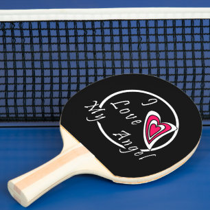 Raquette De Ping Pong J'aime mon Ange