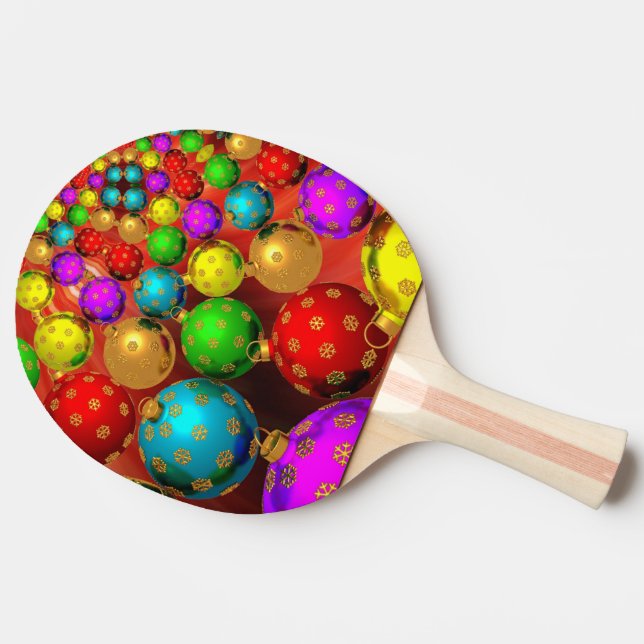 Raquette De Ping Pong Jamboree d'ornement de Noël (Côté)