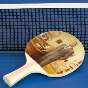 Raquette De Ping Pong James Earl Carter peint le portrait du président a