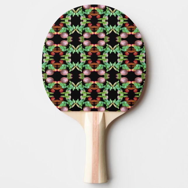 Raquette De Ping Pong Jardin de la saison des fraises (Devant)