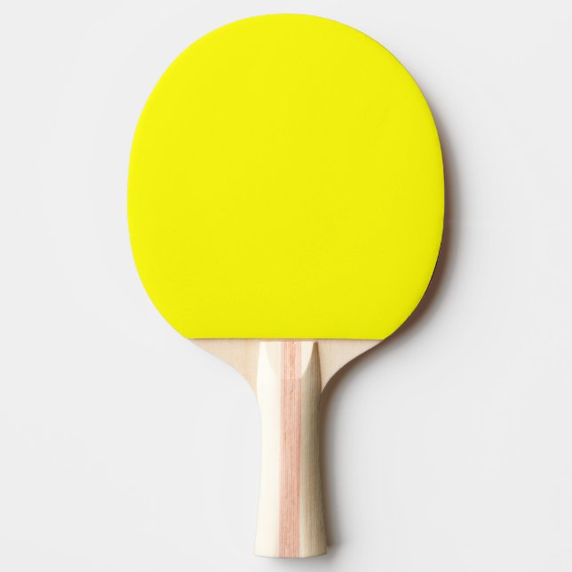 Raquette De Ping Pong Jaune clair (couleur solide)  (Devant)
