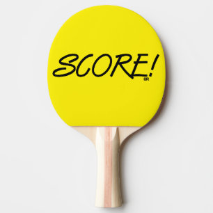Raquette de ping pong jaune Score