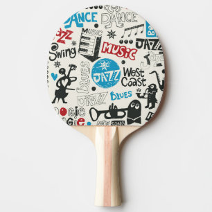 Raquette De Ping Pong Jazz Doodle : Mélange de Musique Eclectique