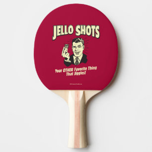 Raquette De Ping Pong Jello Shots : Autre Chose Favorite