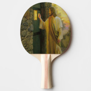 Raquette De Ping Pong Jésus à votre cru de porte