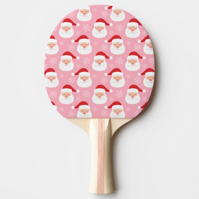 Raquette De Ping Pong Joli Cartoon Père Noël (Devant)