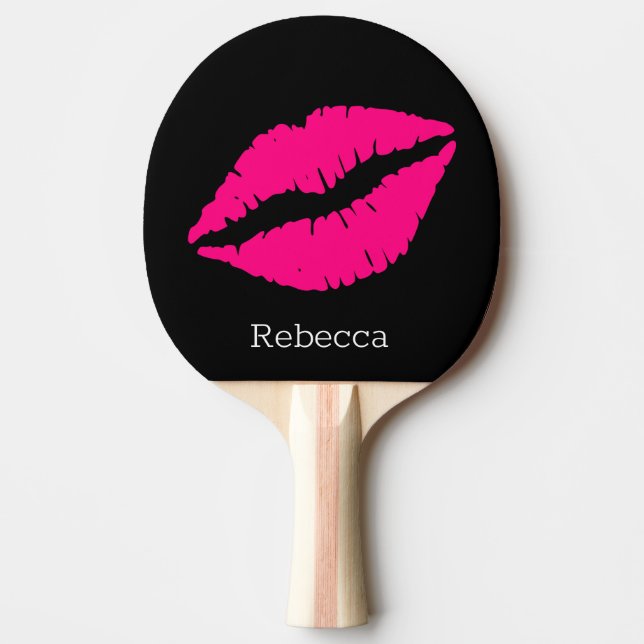 Raquette De Ping Pong Joli Cool rose Lip Monogramme (Devant)