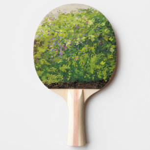 Raquette De Ping Pong Jolie peinture artistique graphique de buisson flo