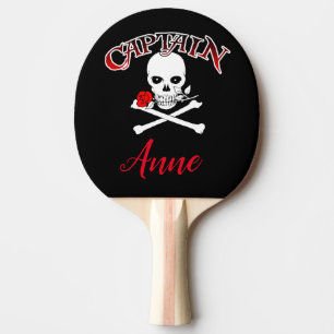 Raquette De Ping Pong Jolly roger personnalisé (Rose) Ping Pong Paddle