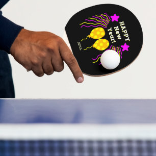 Raquette De Ping Pong Joyeux Nouvel An Souhaite Ping Pong Paddle