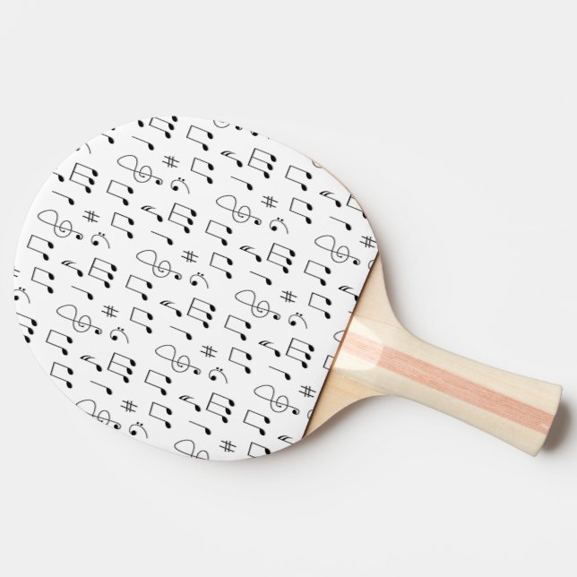 Raquette De Ping Pong Juste Noté (Côté)