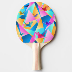 Raquette De Ping Pong Kaléidoscope d'origami