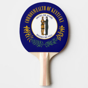 Raquette De Ping Pong Kentucky : drapeau de l'État américain du Commonwe
