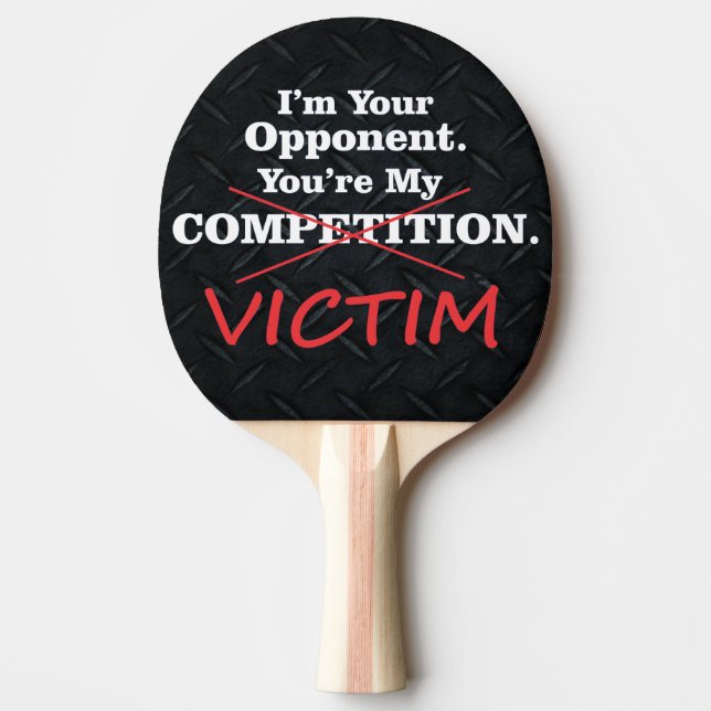 Raquette De Ping Pong La concurrence drôle de victime claquent la (Devant)