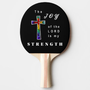 Raquette De Ping Pong La Joie du Seigneur est ma Force