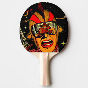 Raquette De Ping Pong La science fiction d'astronaute comique