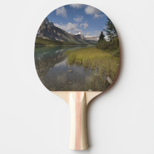 Raquette De Ping Pong Lac aux oiseaux d'eau le long de l'Icefields Parkw