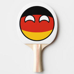 Raquette De Ping Pong L'Allemagne Geeky tendante drôle Countryball