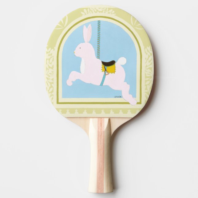 Raquette De Ping Pong Lapin avant juin Bruyère Vess de carrousel (Devant)