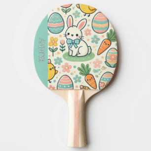 Raquette De Ping Pong Lapin de Pâques
