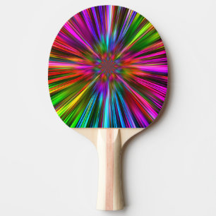 Raquette De Ping Pong Laser spectral vibrant