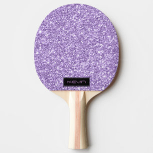 Raquette De Ping Pong Lavande Parties scintillant violet texture Imprime