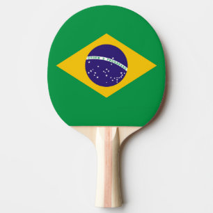 Raquette De Ping Pong Le drapeau du Brésil Bandeira font le Brésil