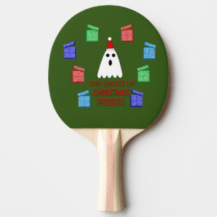 Raquette De Ping Pong Le fantôme de Noël présente drôle