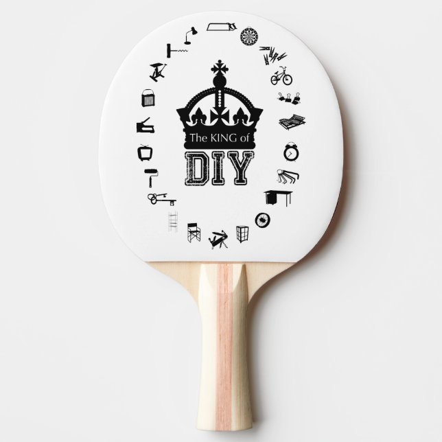 Raquette De Ping Pong Le Kong de do-it-yourself Ping Pong Paddle (Devant)